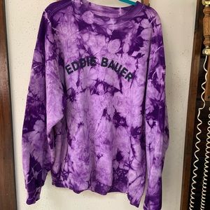 Purple Eddie Bauer sweatshirt
